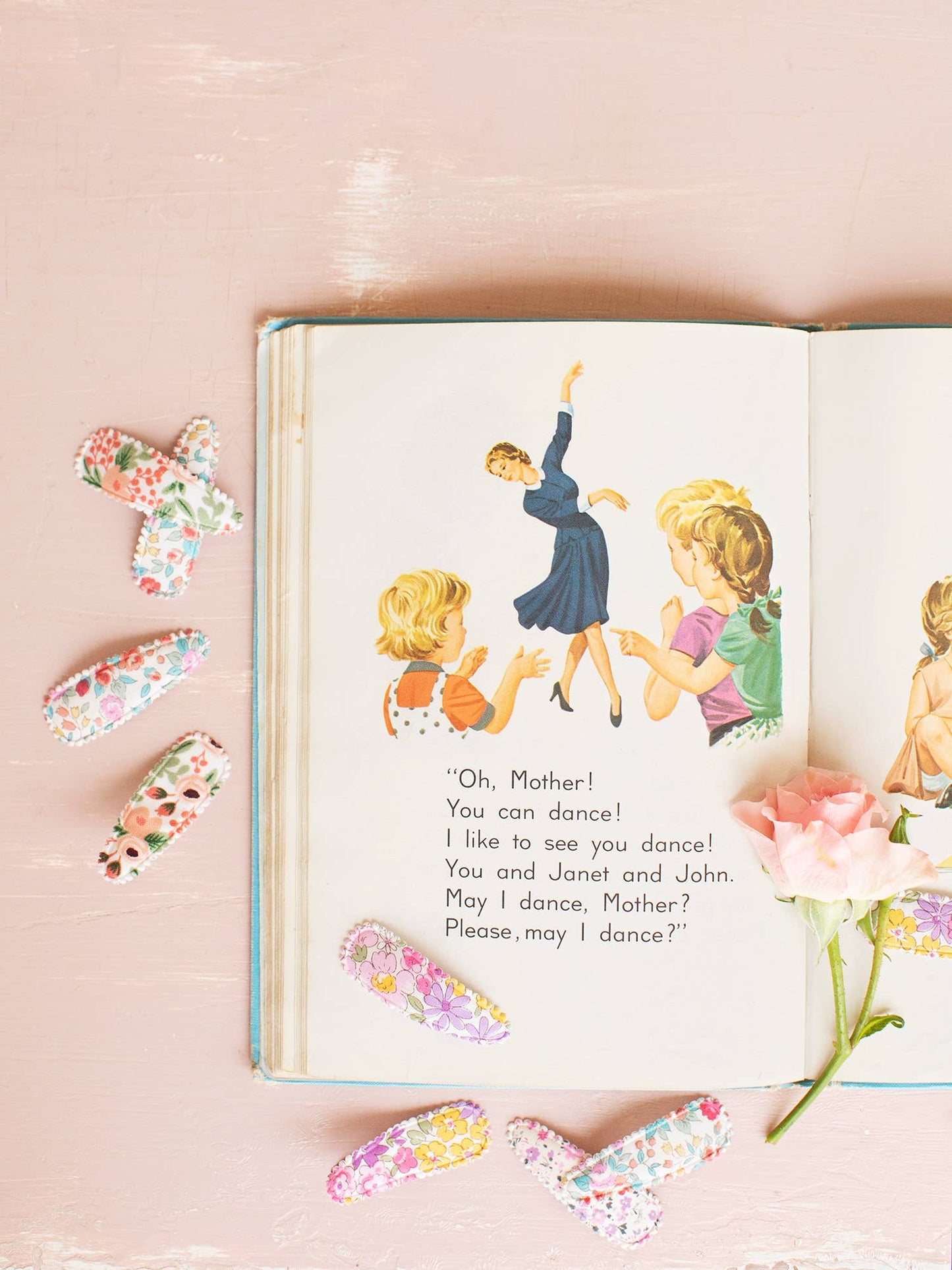 Plumeria Orange Floral Hair Clips