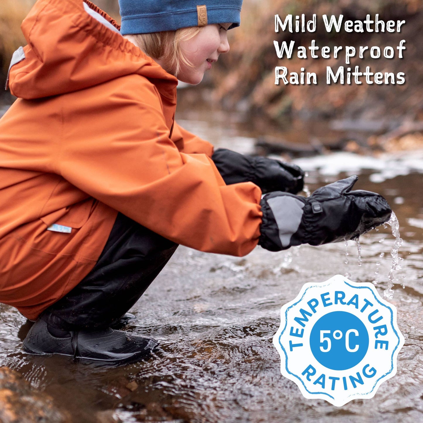 Polar Pals | Cozy-Dry Waterproof Rain Mittens
