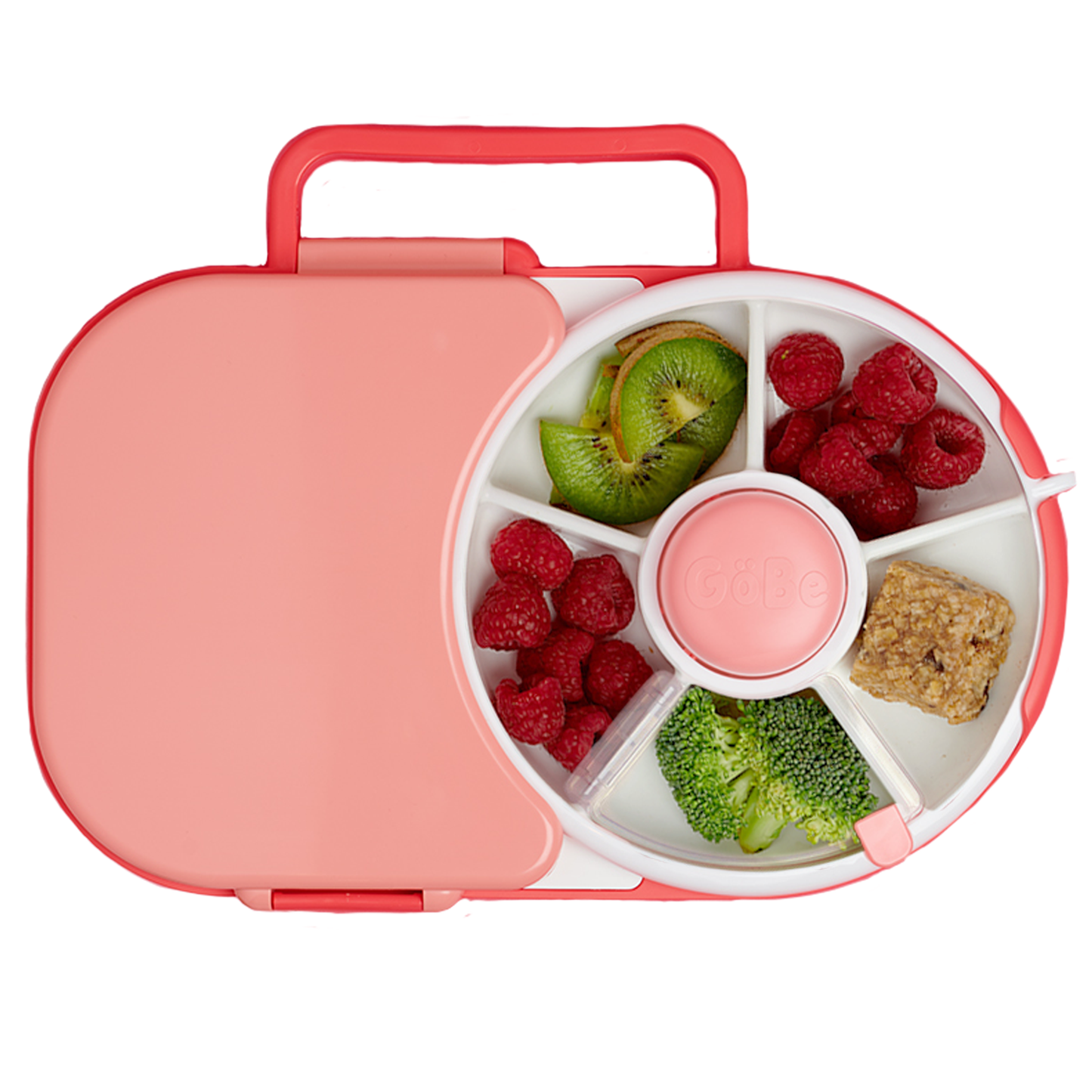 GoBe Kids 2-in-1 Lunchbox with Small Snack Spinner Flip | Mint Green