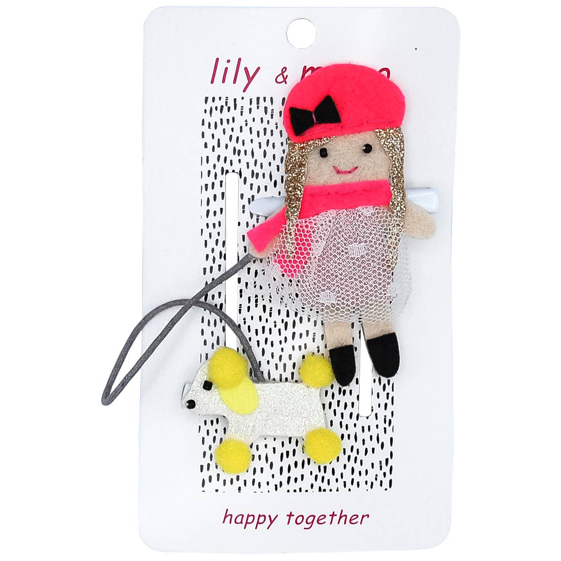 French Gal & Poodle Pal Hair Clips | Multi