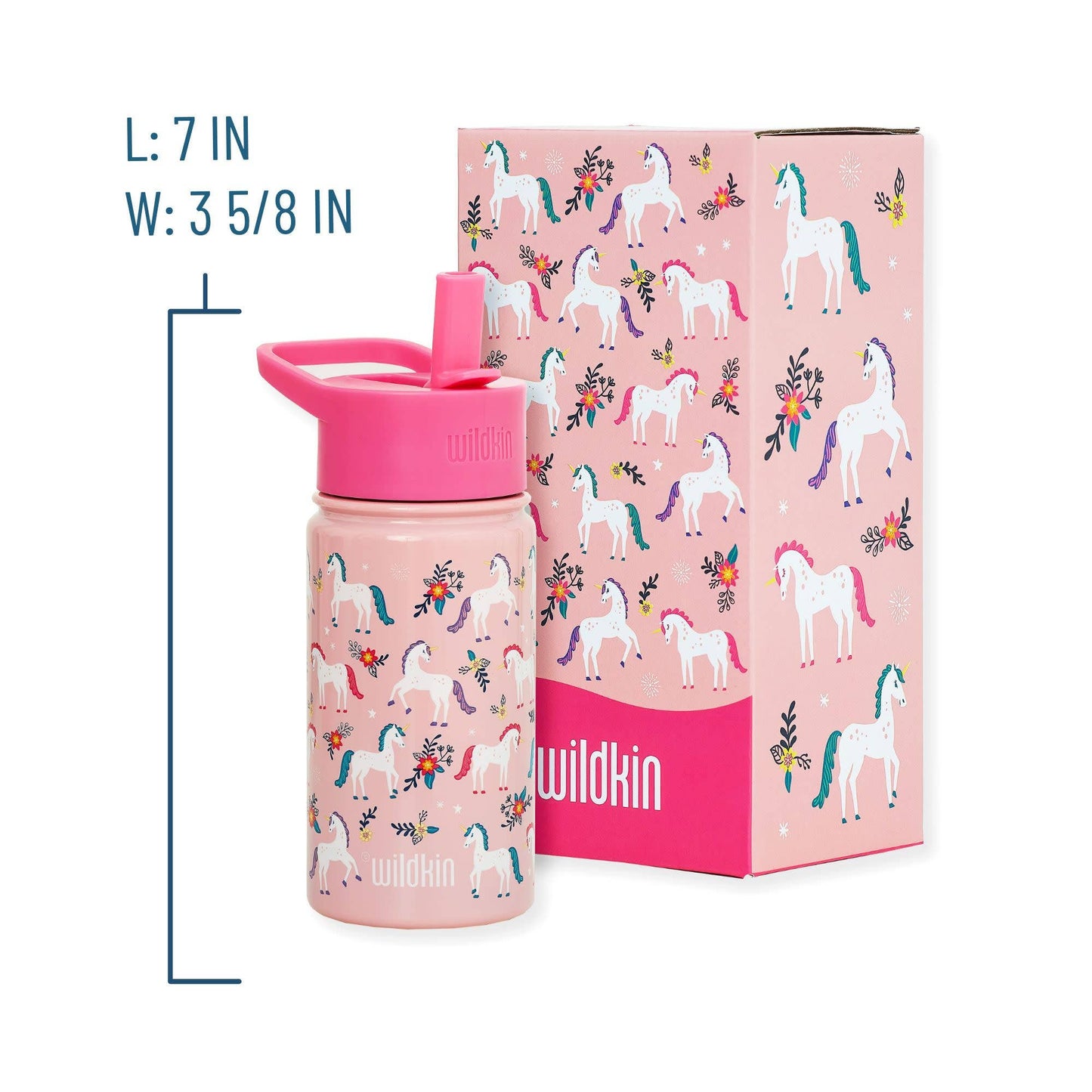Magical Unicorns 14 oz Stainless Steel Water Bottle