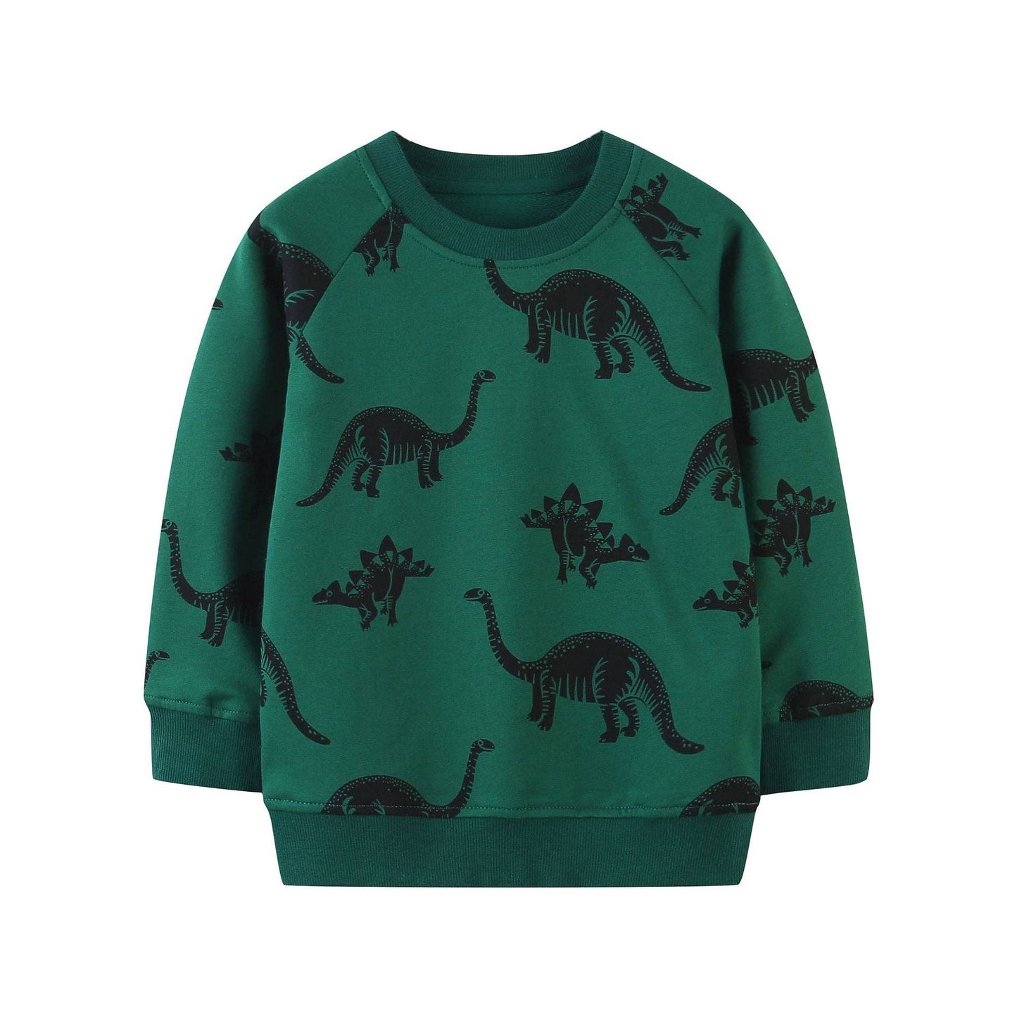 Boys Long Sleeve Sweatshirt with Animal Prints