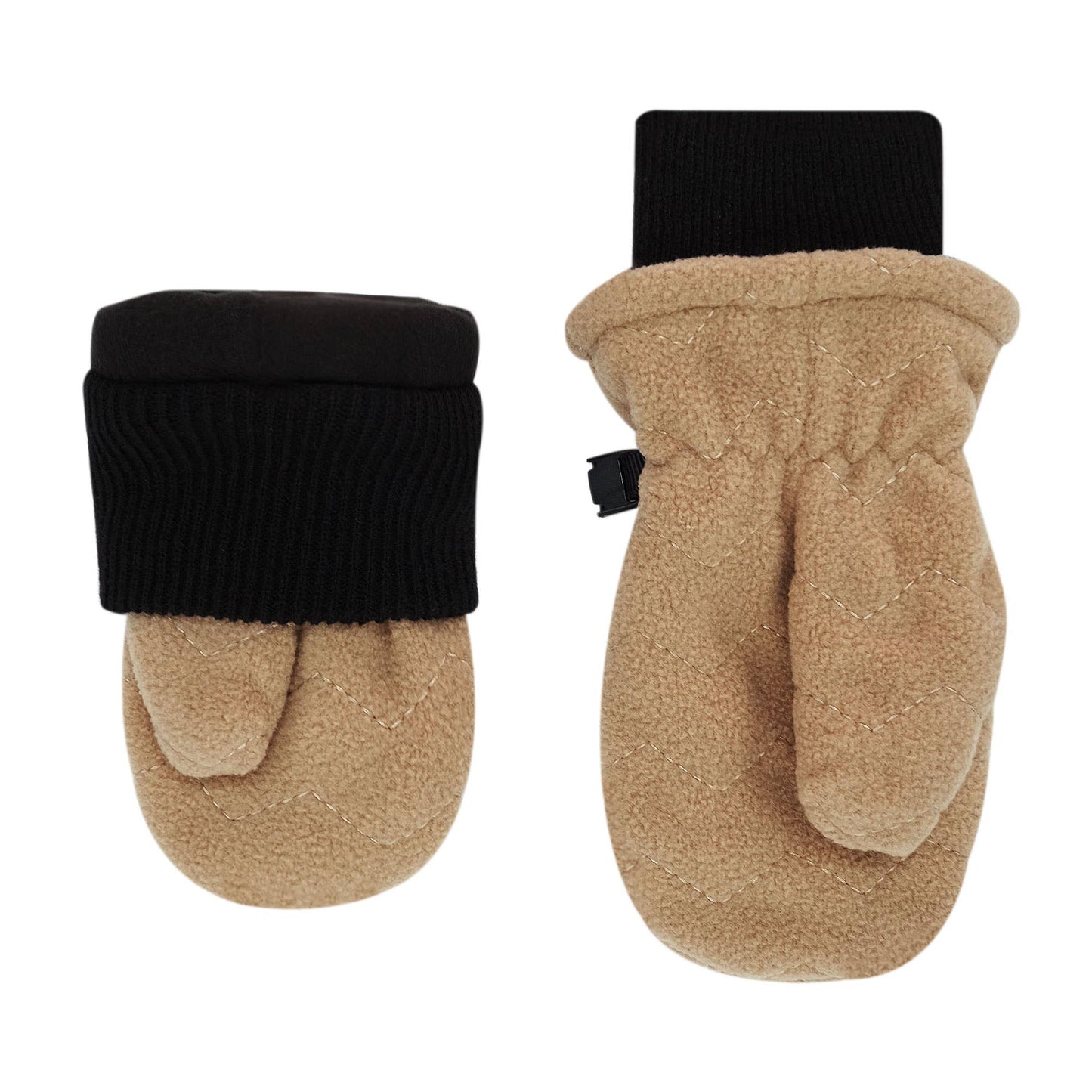 Soft Brown | Fleece Mittens