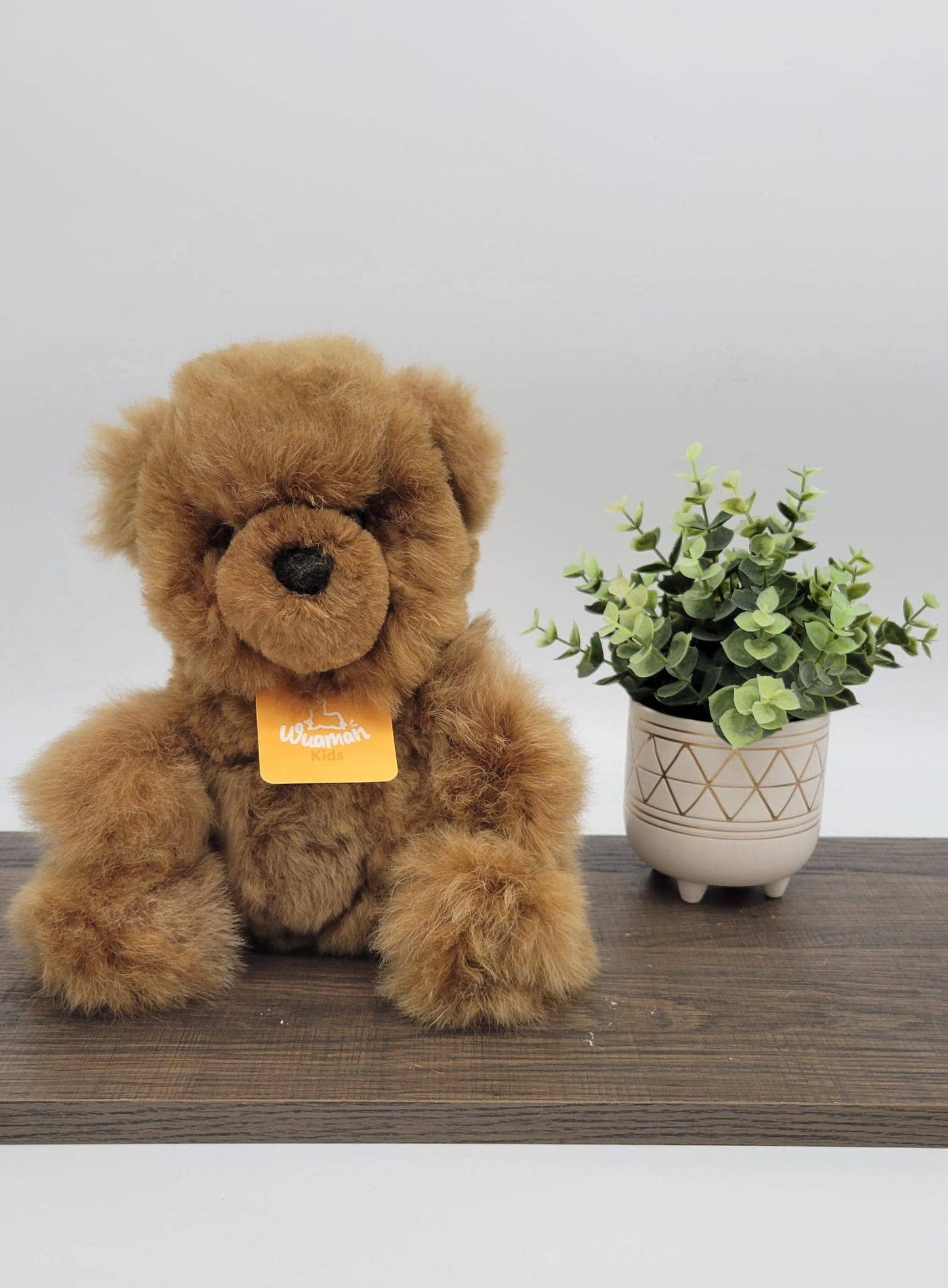 Alpaca Stuffed Animal | Teddy Bear Seated 10" | Handmade