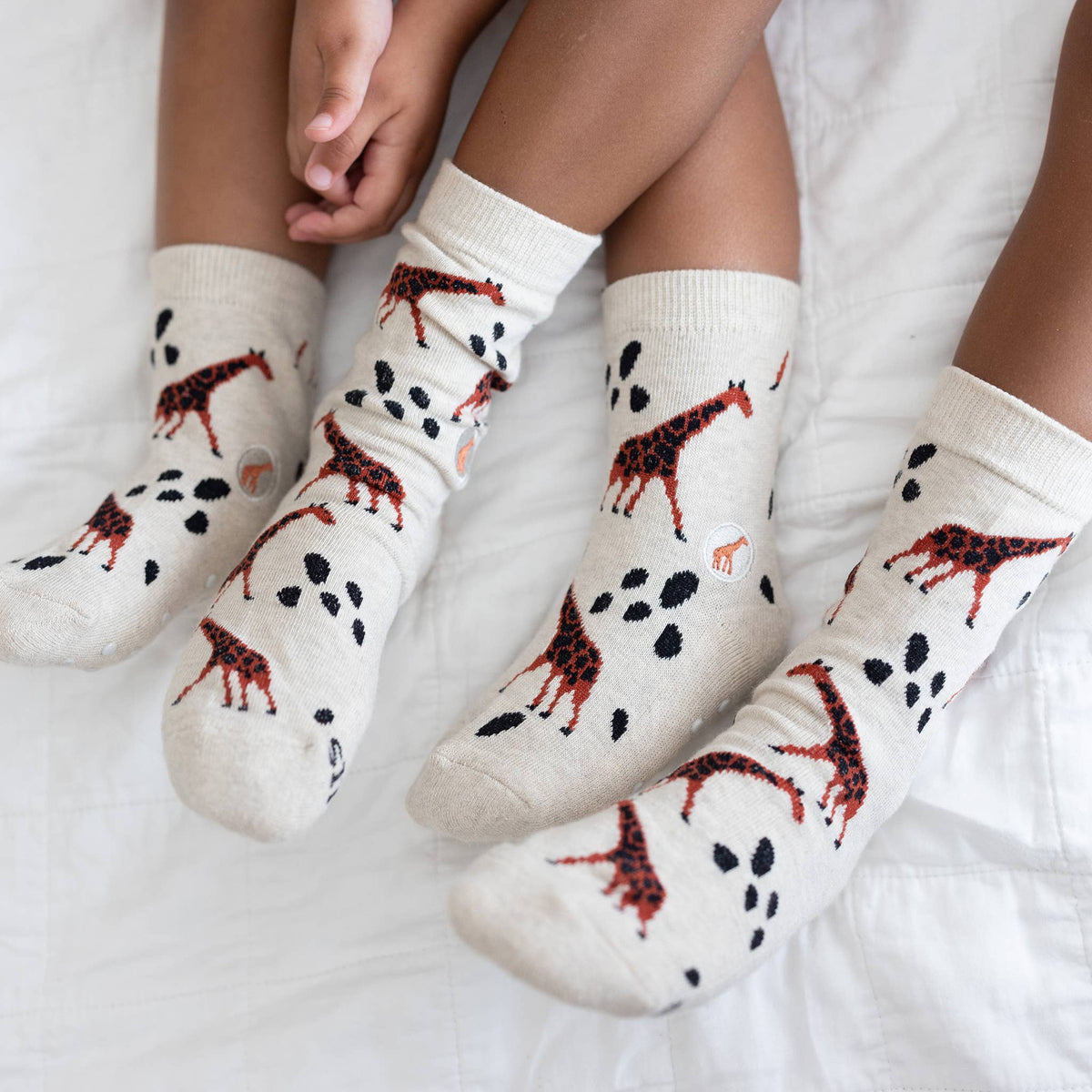 Kids Socks that Protect Giraffes | Organic Cotton Kids Socks