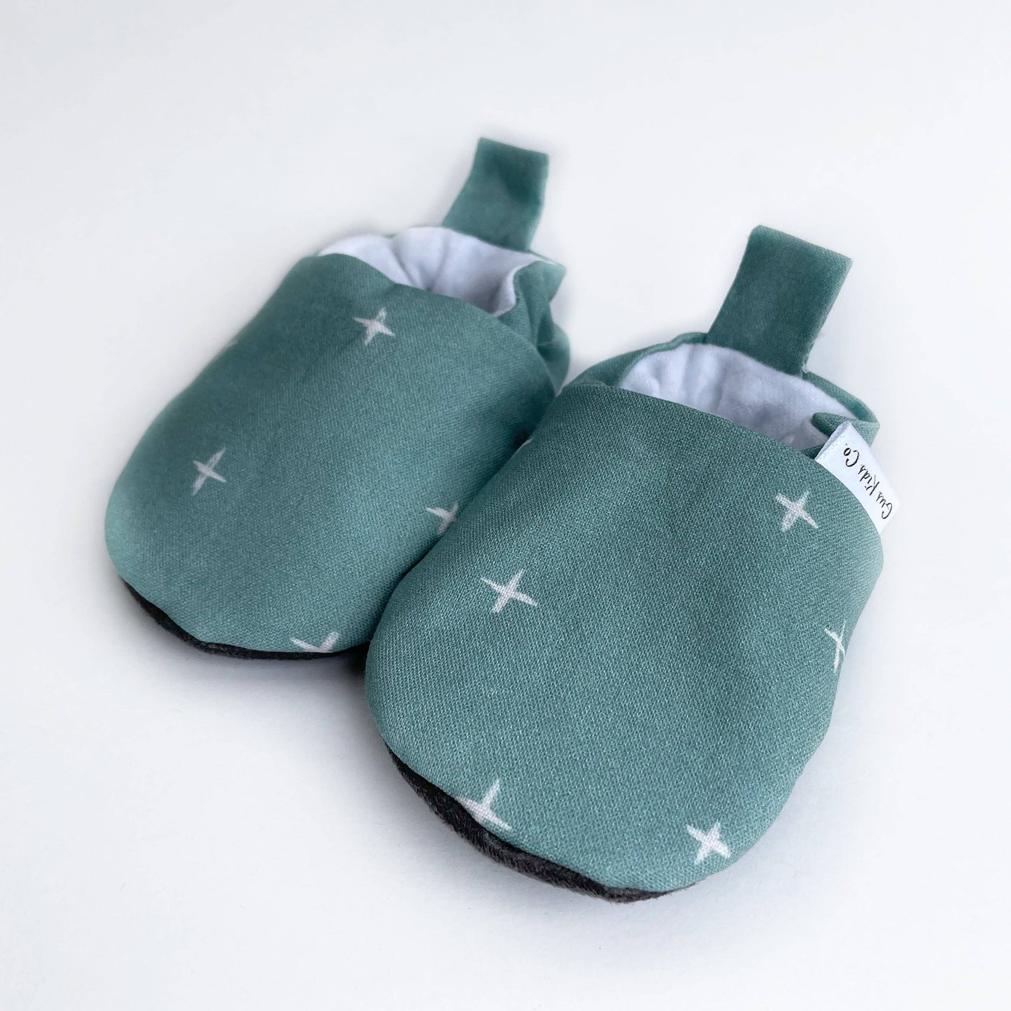 Dusty Mint + Baby Shoes
