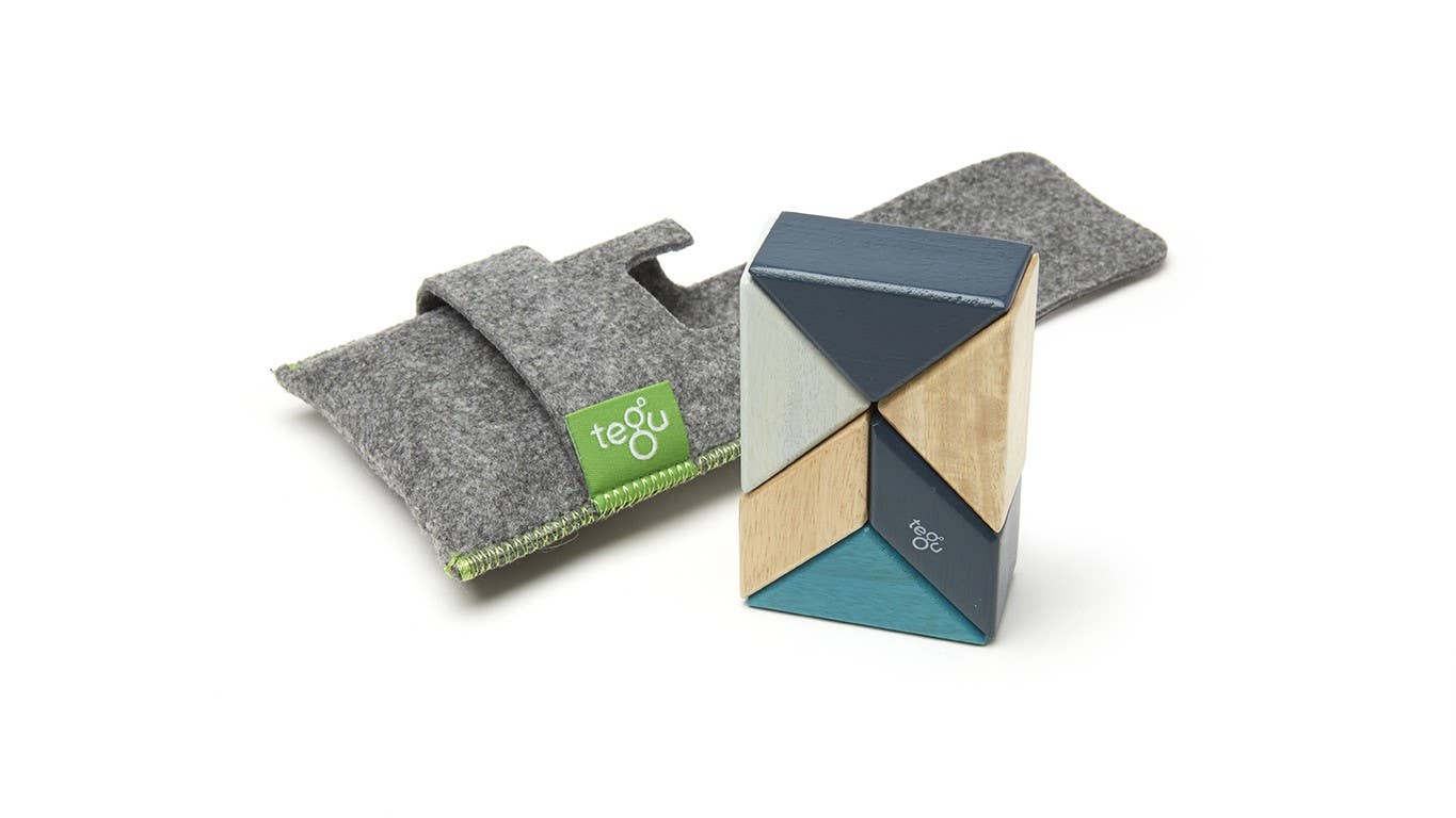 Pocket Pouch Prism - Magnetic Wooden Block Set- Tints