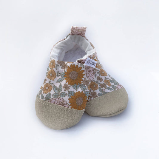 Retro Floral Baby Shoes