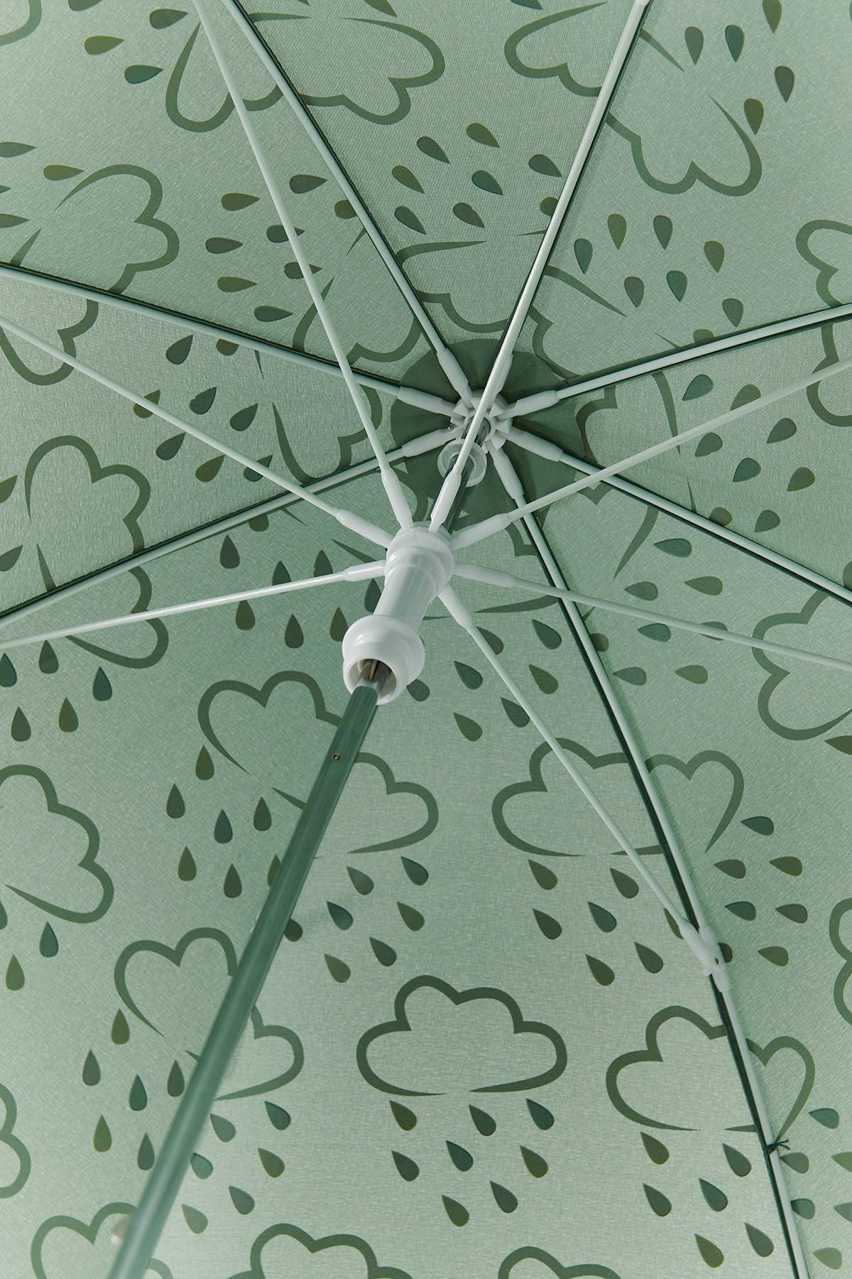 Little Kids Colour-Revealing Umbrella in Khaki Green