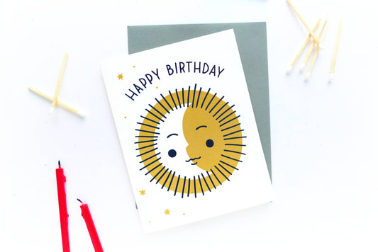 Celestial Birthday Card