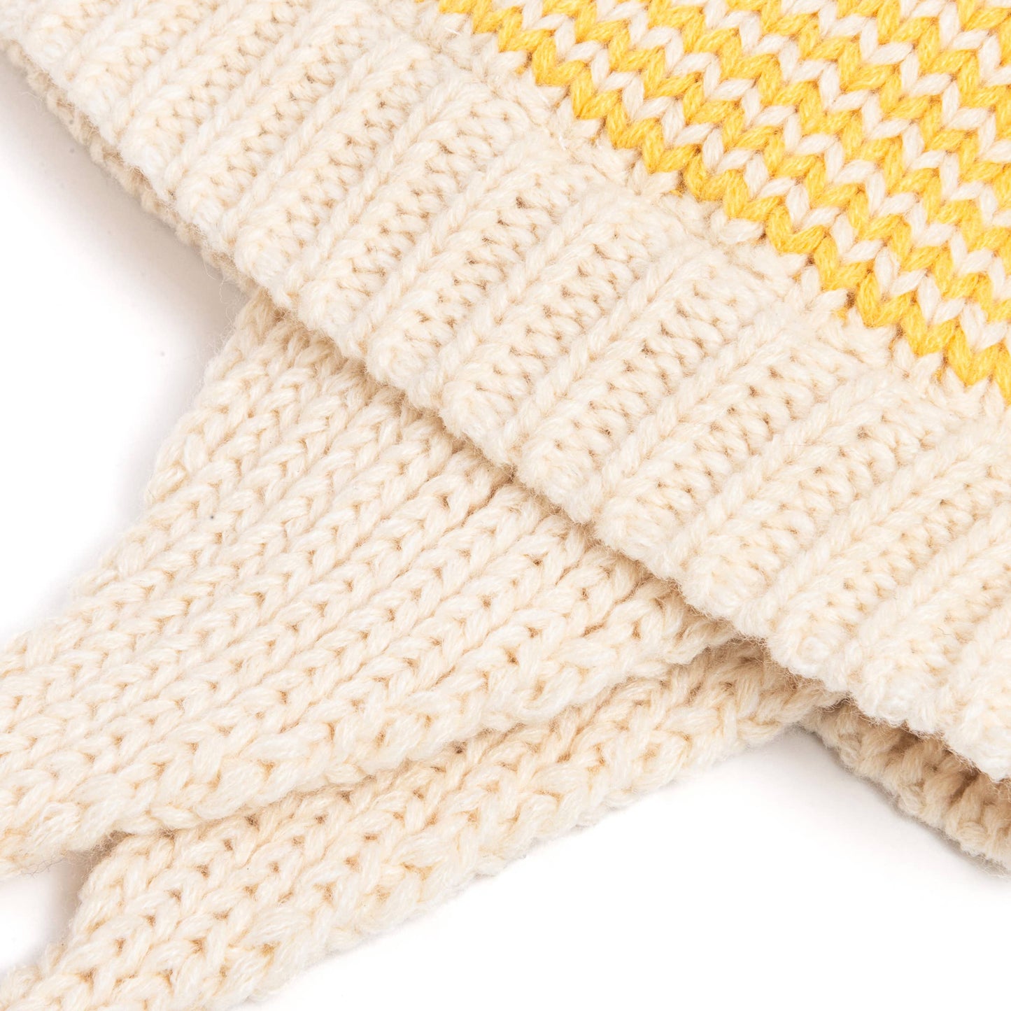 Kids Earflap Winter Hat- Woolly Stripe - Toddler/ Girls 2-6Y