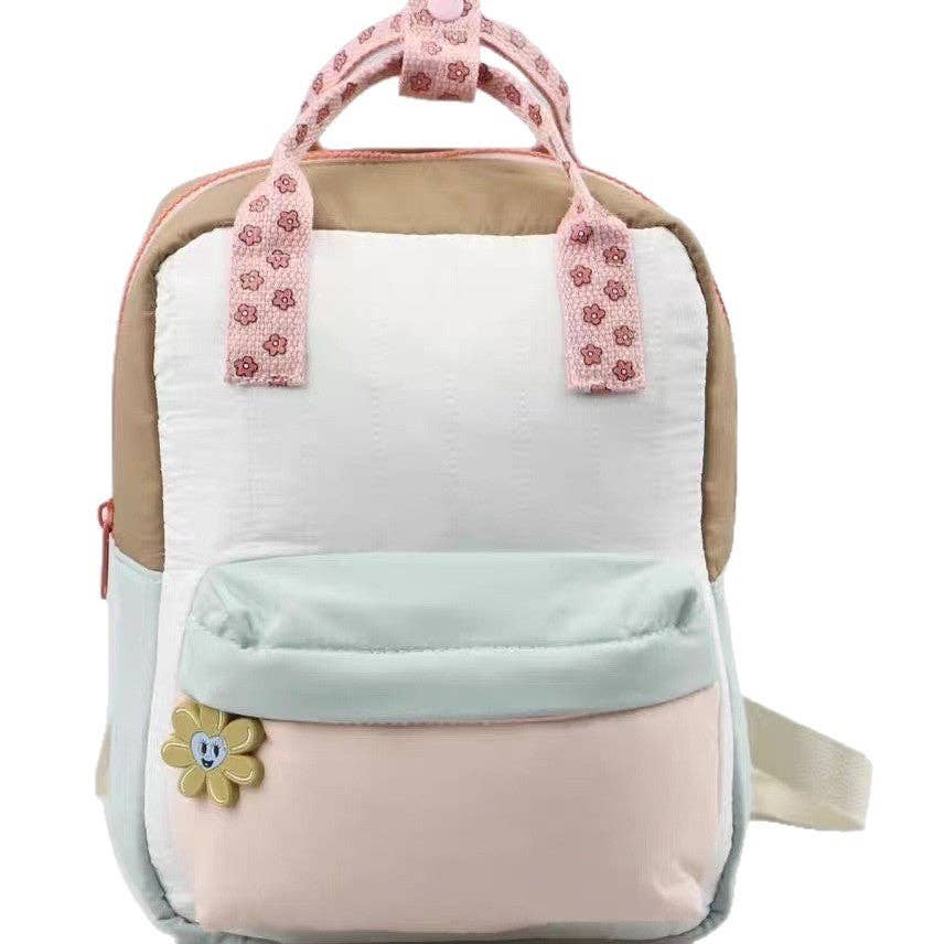 Children's Flowers Backpack Cute Lightweight Shoulder Bag