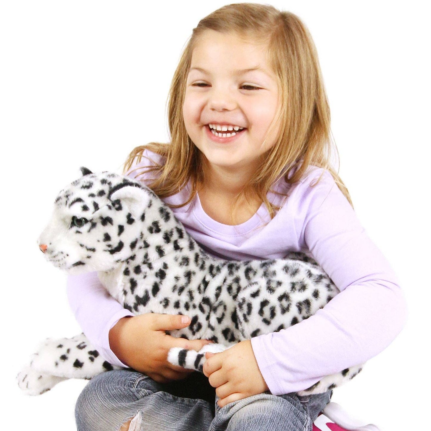 Sinovia The Snow Leopard | 17 Inch Stuffed Animal Plush