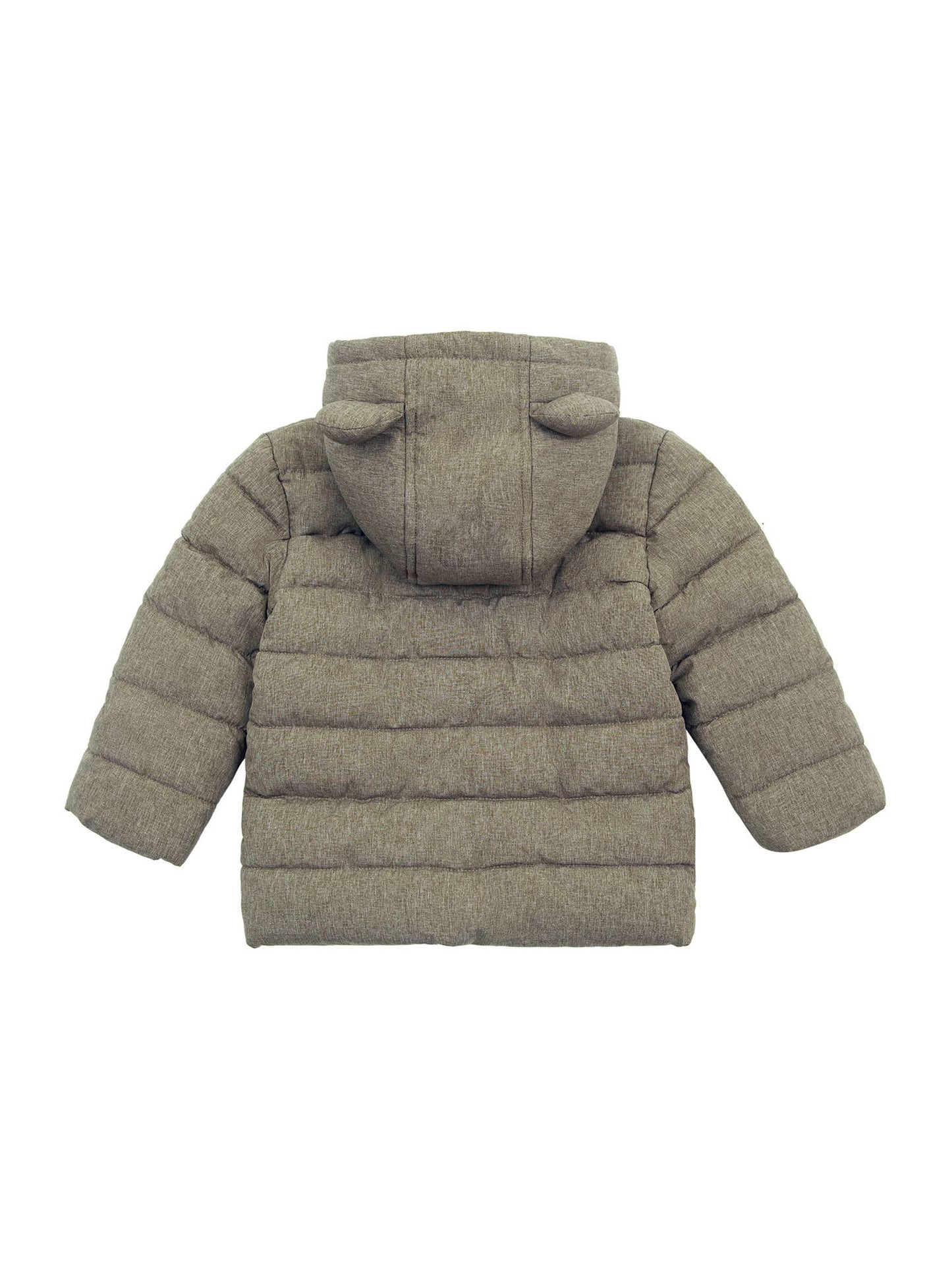 Toddler Boys' Fleece Hooded Puffer Jacket