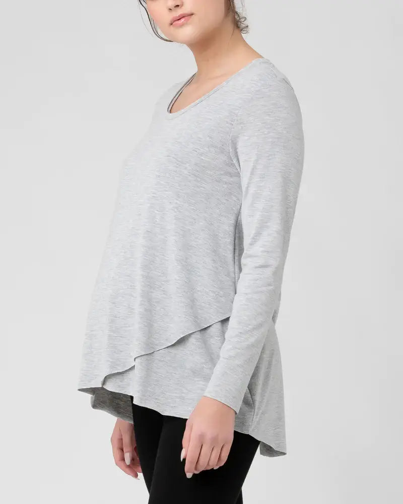 Raw Edge Nursing Top