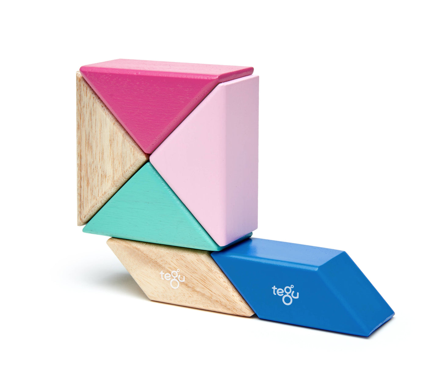 Pocket Pouch Prism - Magnetic Wooden Block Set- Tints