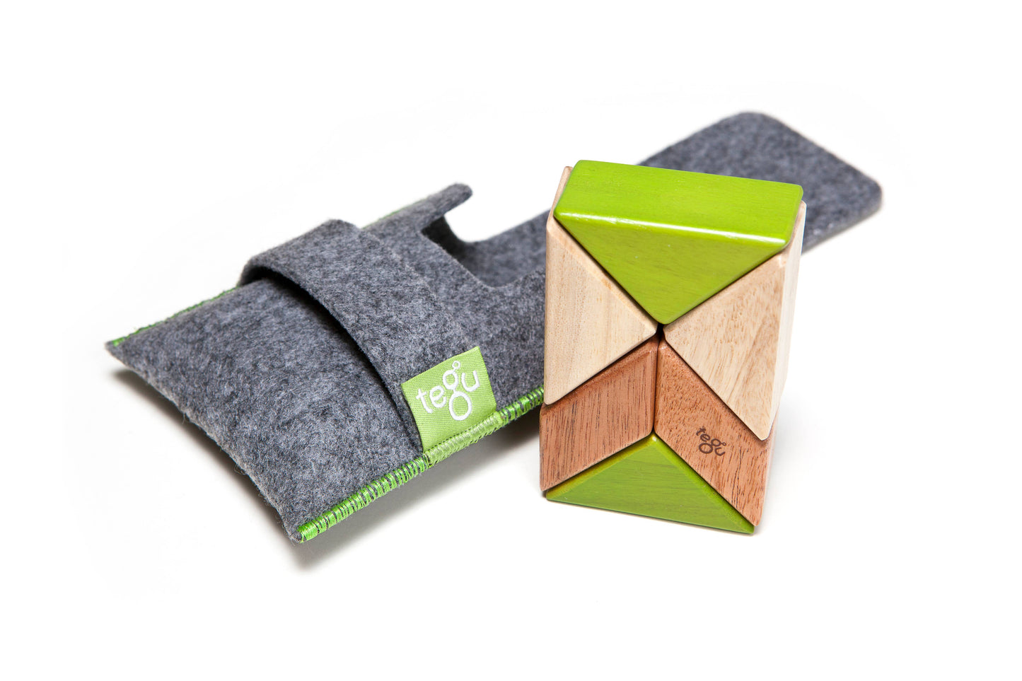 Pocket Pouch Prism - Magnetic Wooden Block Set- Tints