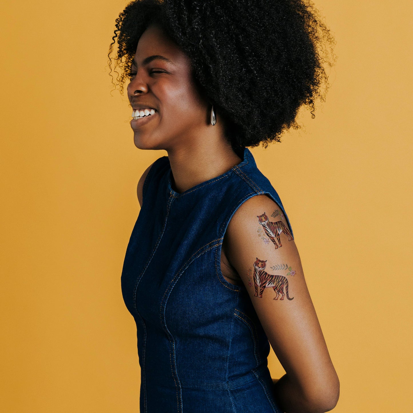 Regal Tiger Tattoo Pair