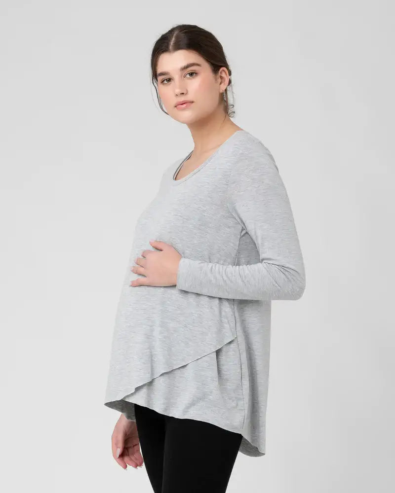 Raw Edge Nursing Top