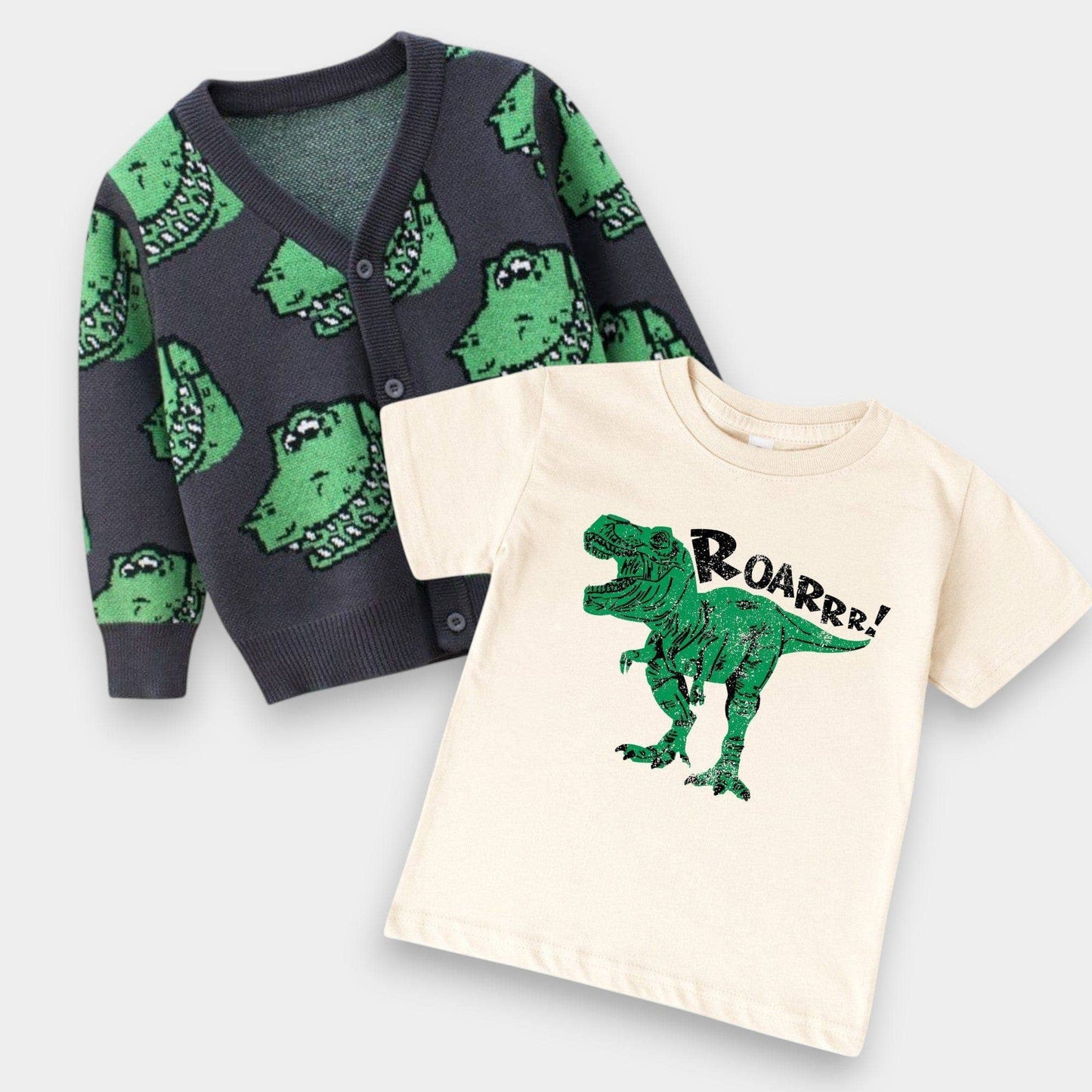 Kids Dinosaur Graphic T-Shirt - ROAR! Tee