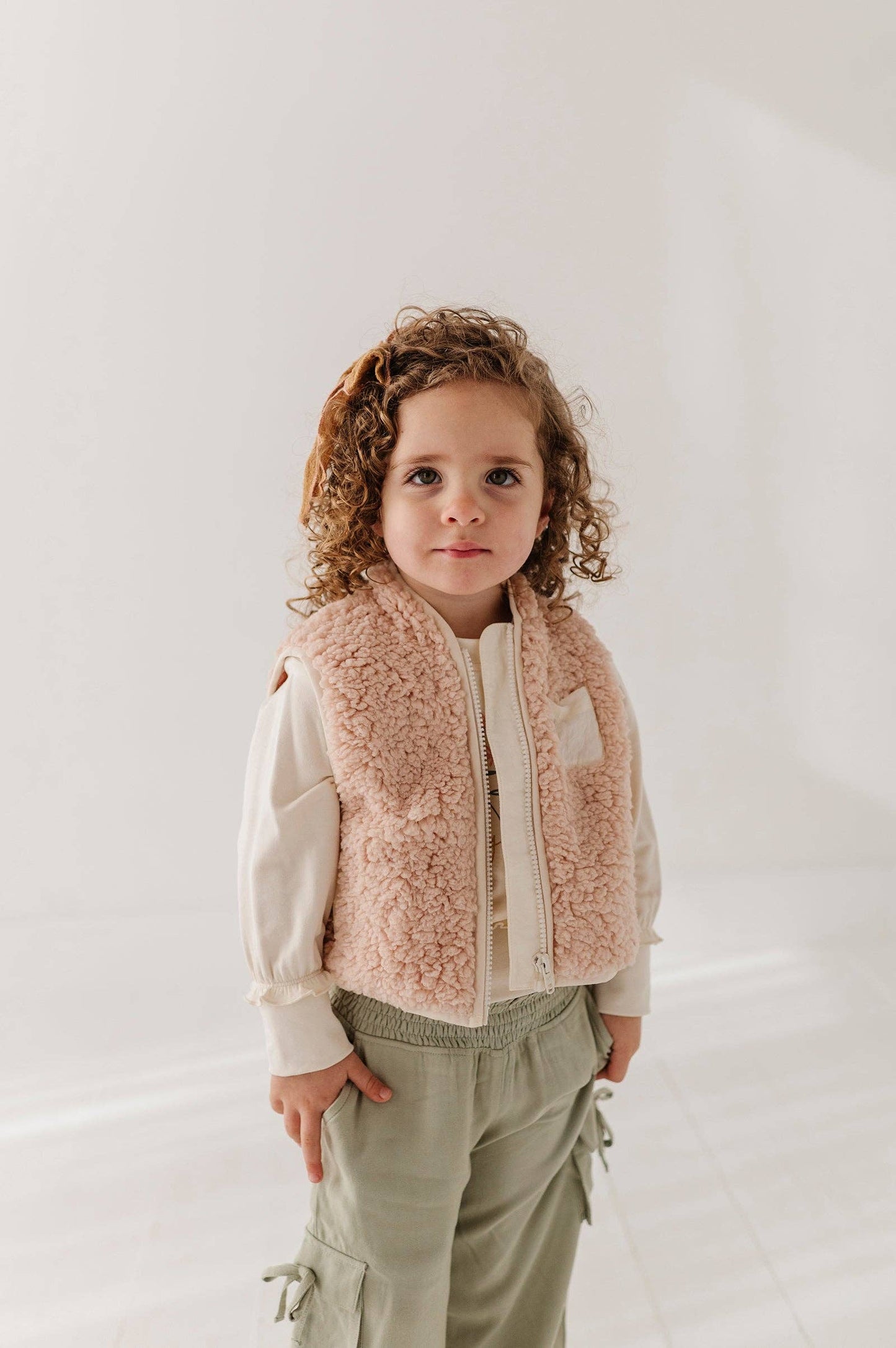 Babysprouts Sherpa Zipper Vest