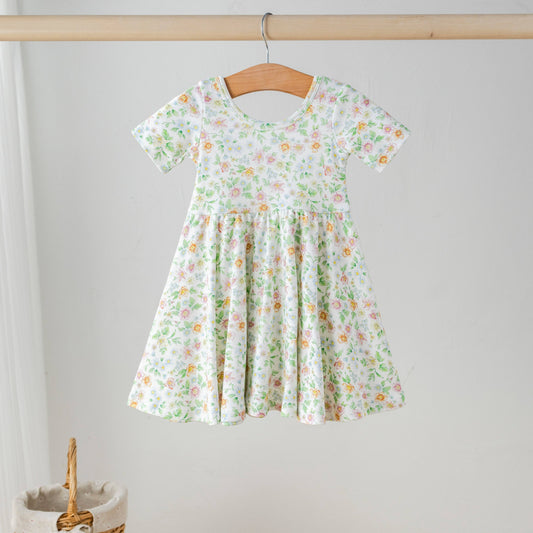 Spring and Bloom Organic Cotton Twirl Dress