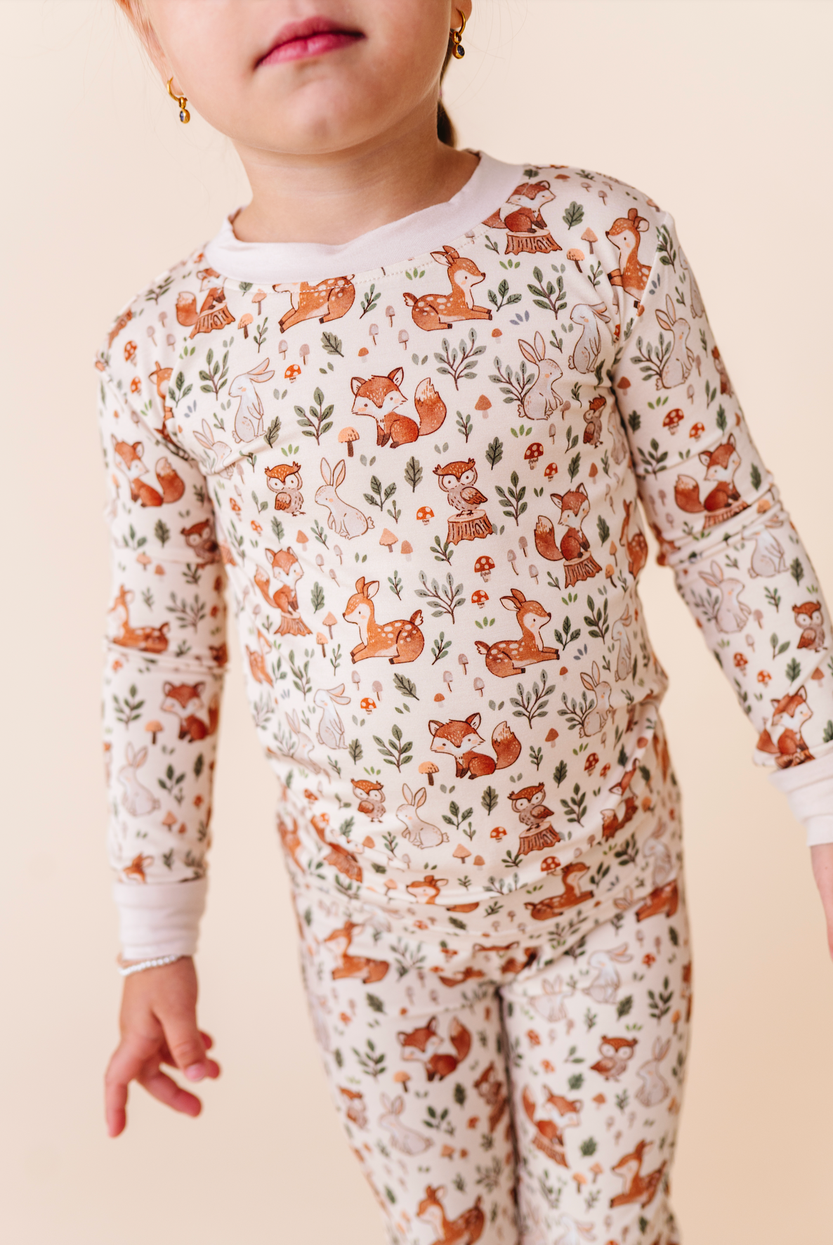 Kids Bamboo Pajamas - Bamboo Clothing- Woodland Whimsy