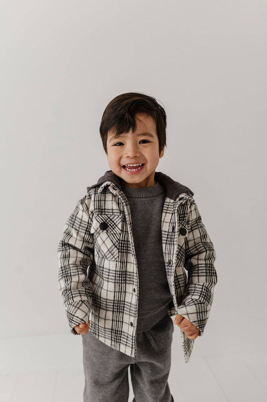 Babysprouts Kid's Hooded Shacket