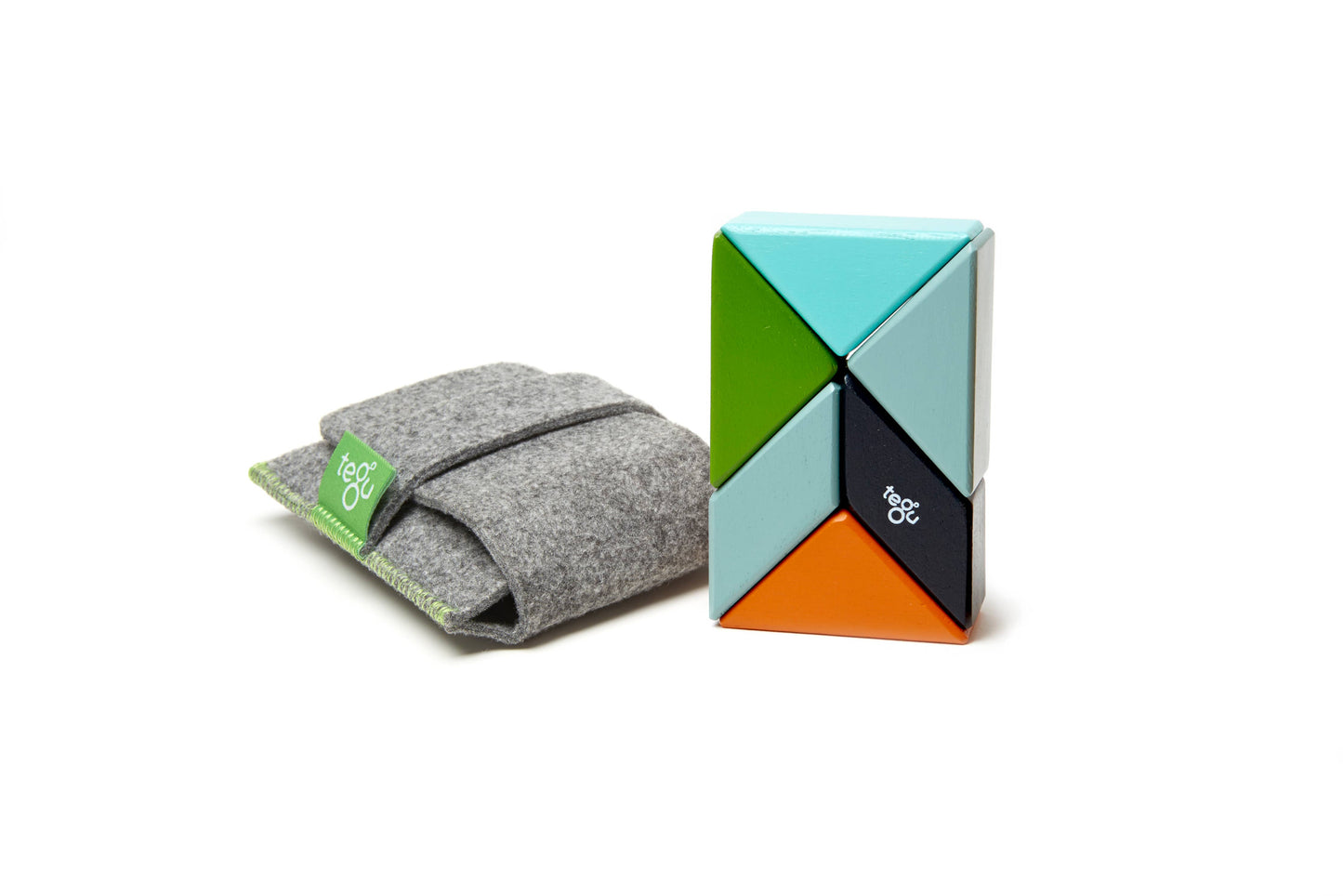 Pocket Pouch Prism - Magnetic Wooden Block Set- Tints