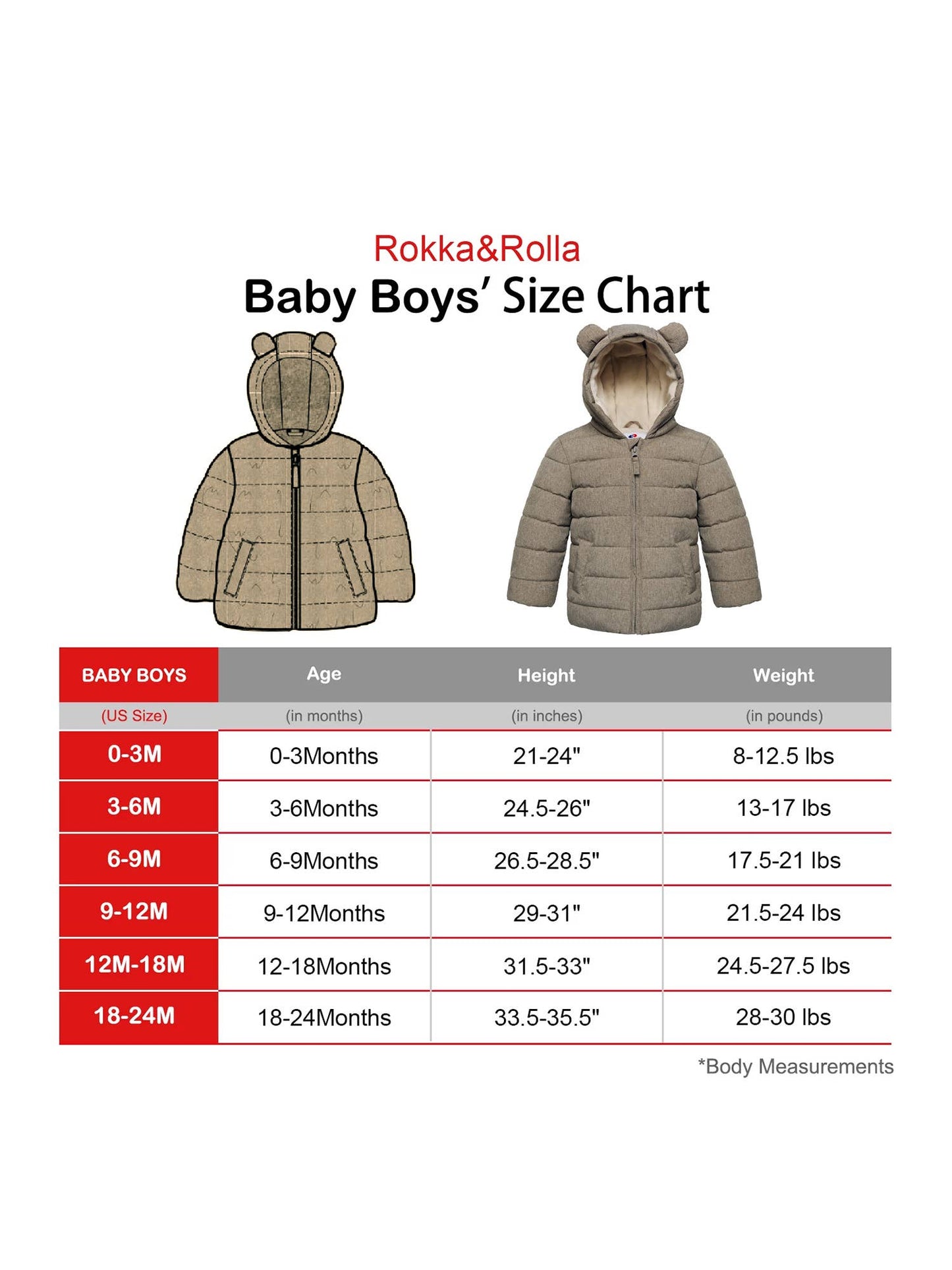 Toddler Boys' Fleece Hooded Puffer Jacket