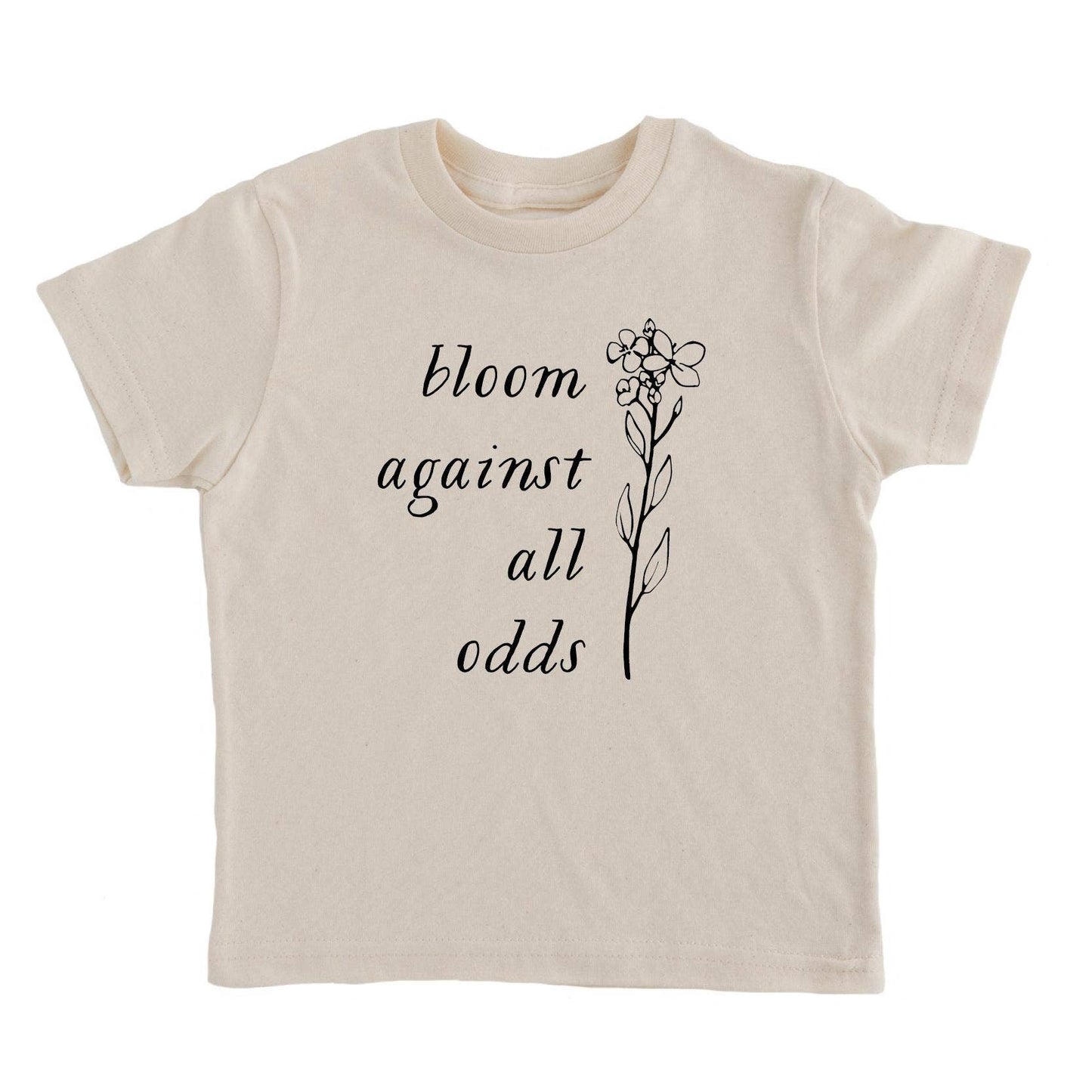 Bloom Against All Odds T shirt | Kids Graphic Tee