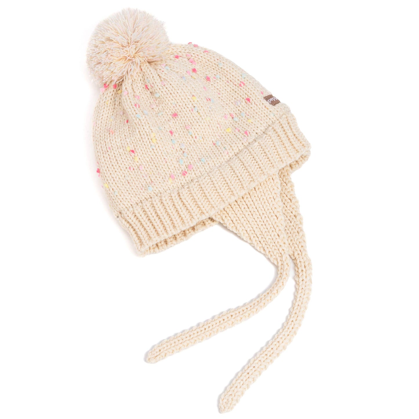 Kids Earflap Winter Hat- Pastel Speckled- Toddler/ Girls 1-6