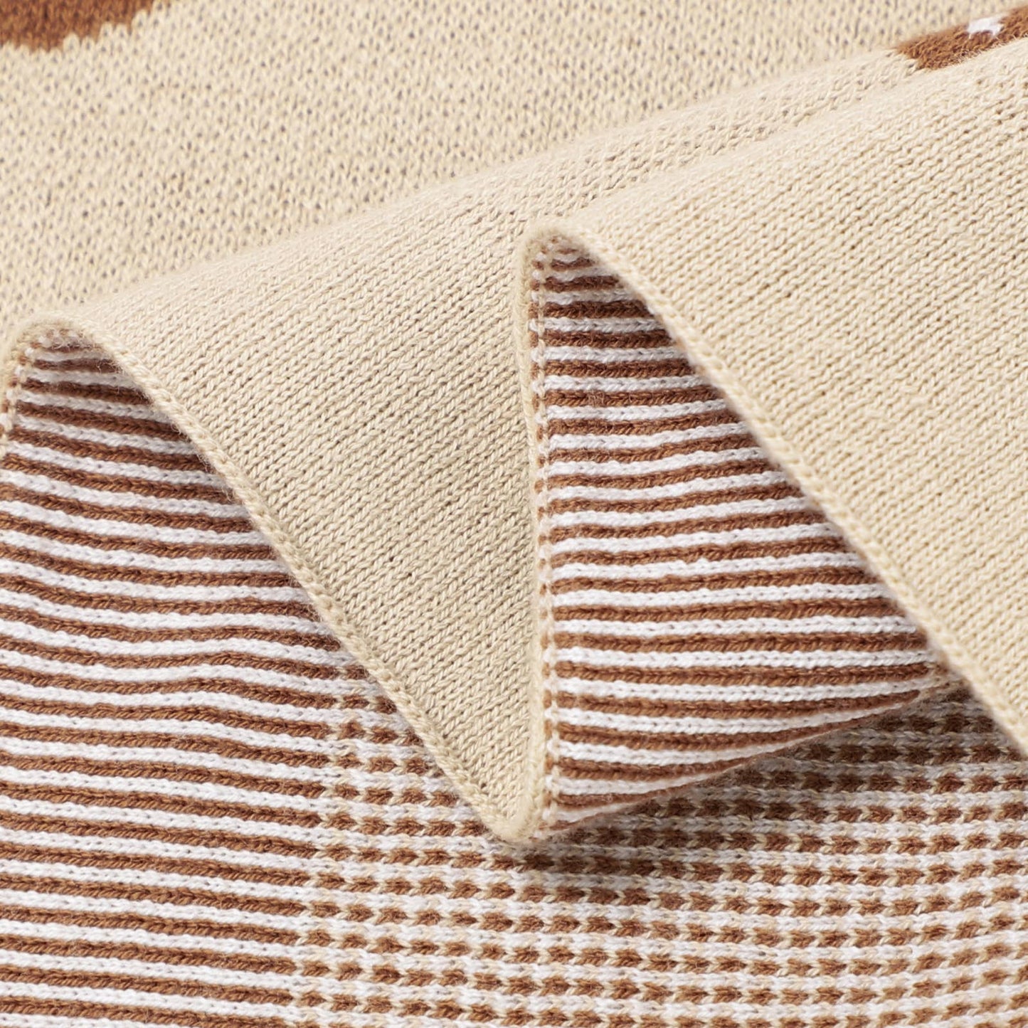 100% Luxury Cotton Swaddle Receiving Baby Blanket - Mushroom