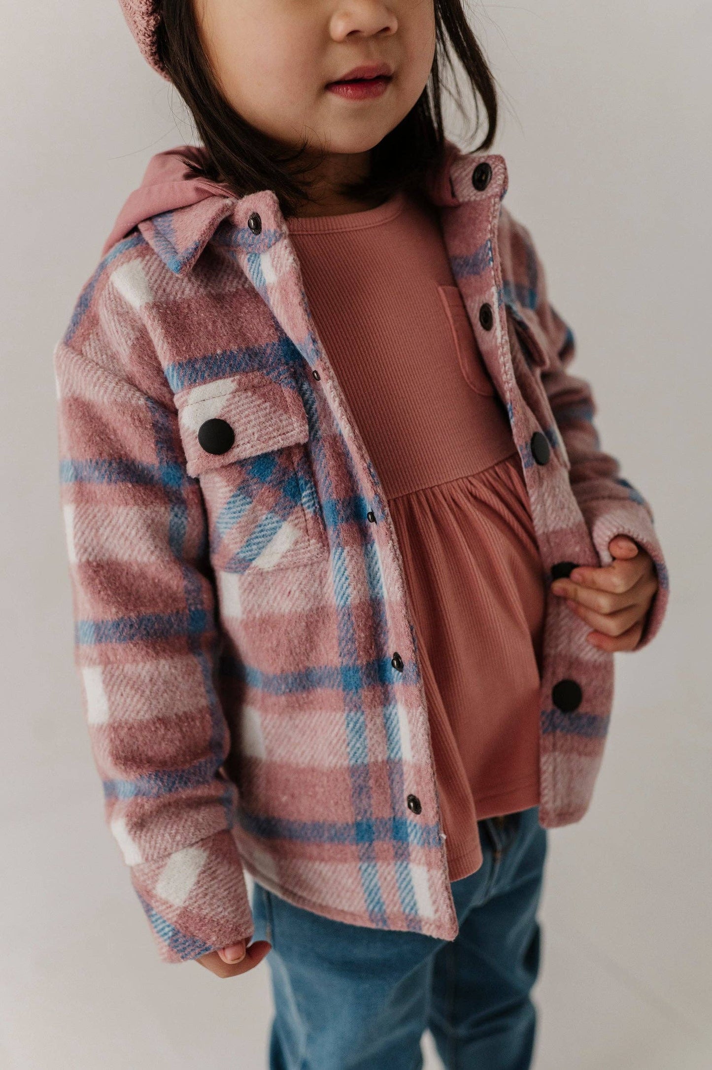 Babysprouts Kid's Hooded Shacket