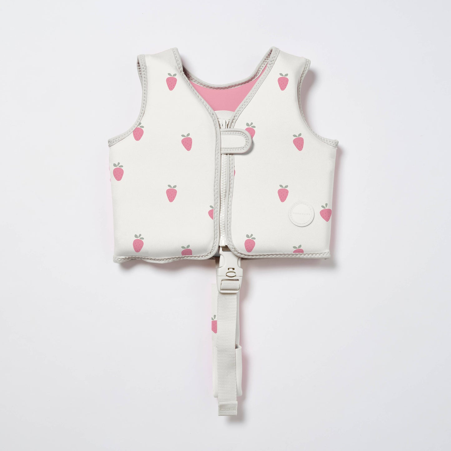 Kids Swim Vest 1-2 Strawberry Sunshine