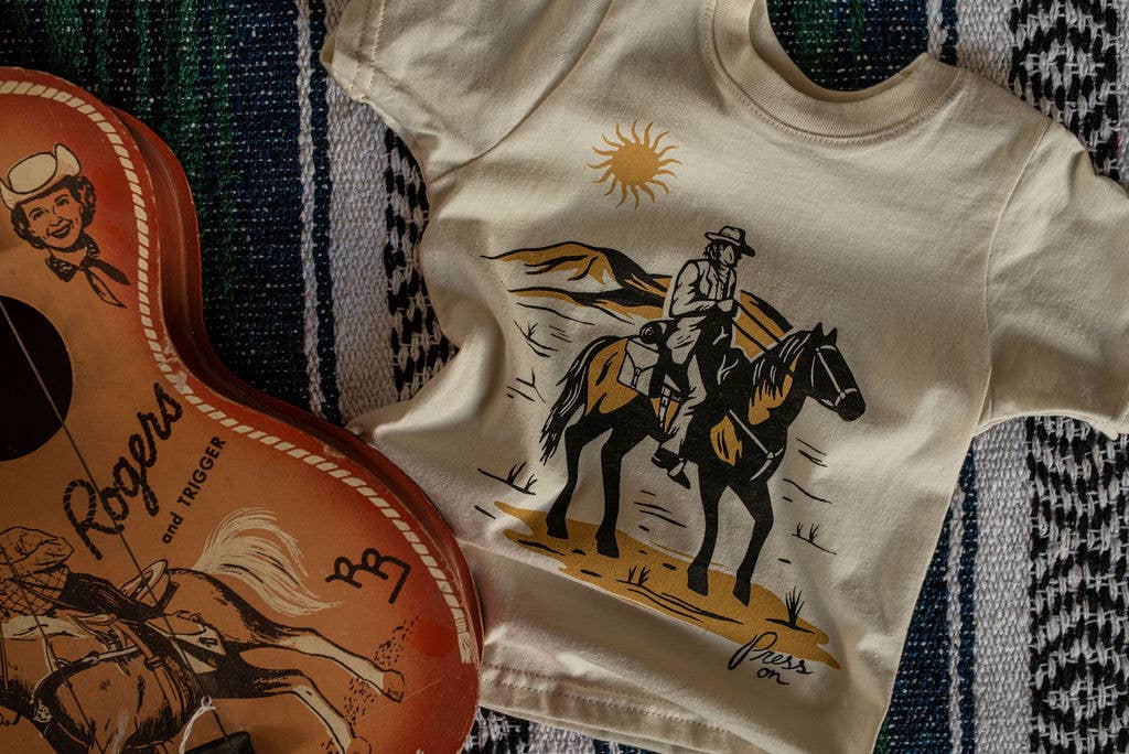 Press On Western Kids Tee