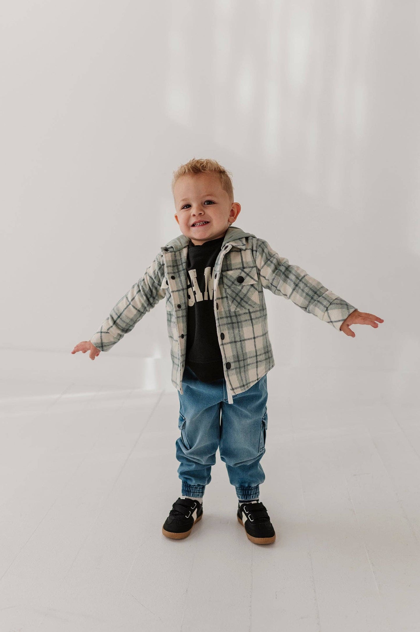 Babysprouts Kid's Hooded Shacket