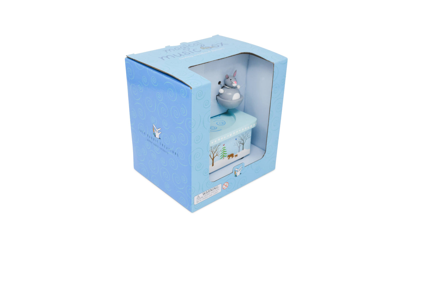 Dancing Fox & Bunny Music Box