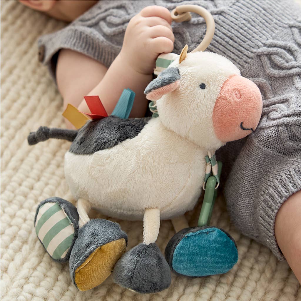 Cow Itzy Friends Link & Love™ Activity Plush