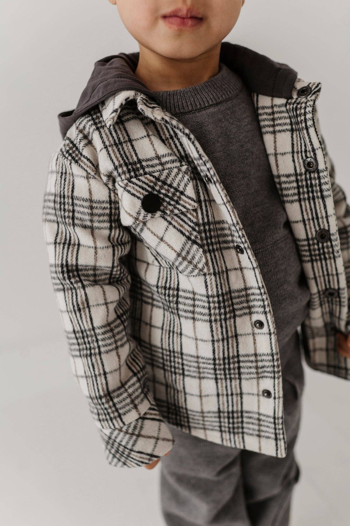 Babysprouts Kid's Hooded Shacket