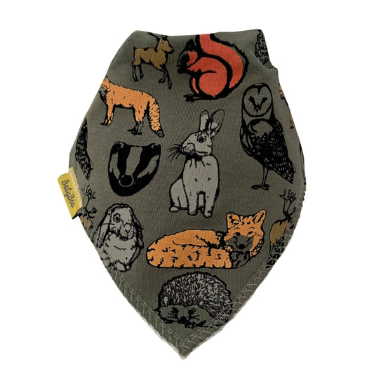 Fauna kids X Babyboo woodland baby bib