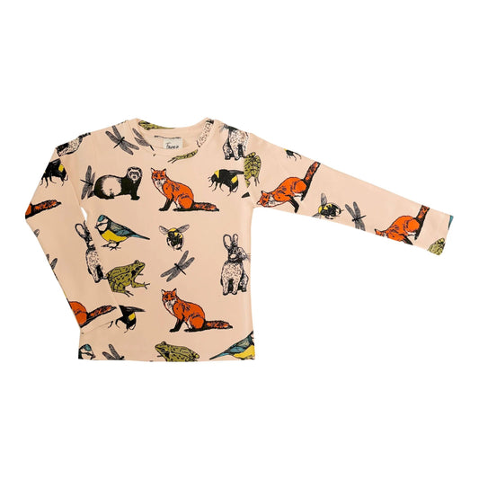 Organic Cotton Kids Long Sleeved Top | Rabbit & Friends