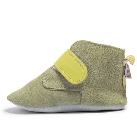 GREEN GOBLIN - SHOOSHOOS BABY SHOES LEATHER WINTER BOOTIE