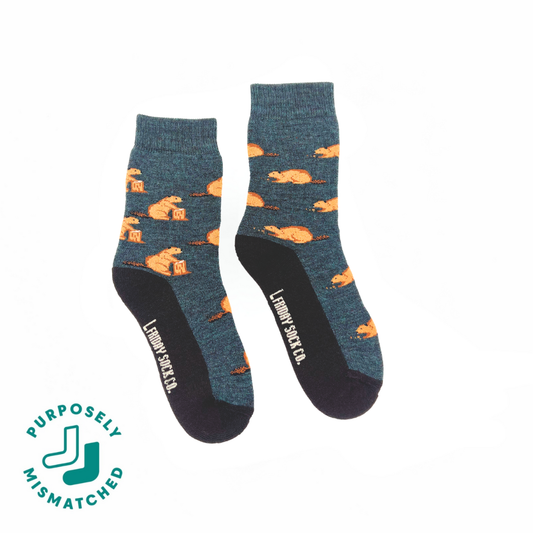 Kid's Beaver Merino Wool Socks