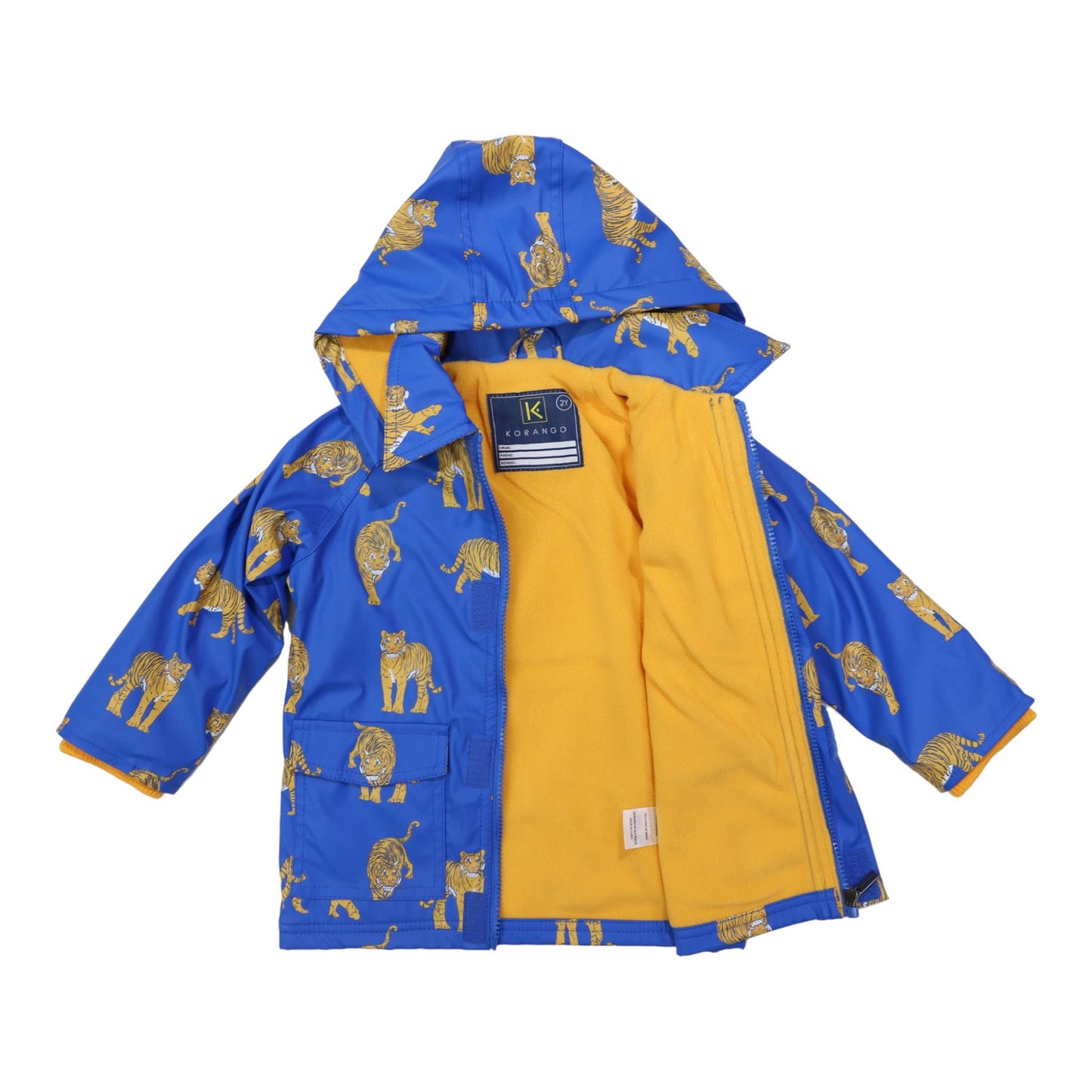 Tiger Raincoat Blue