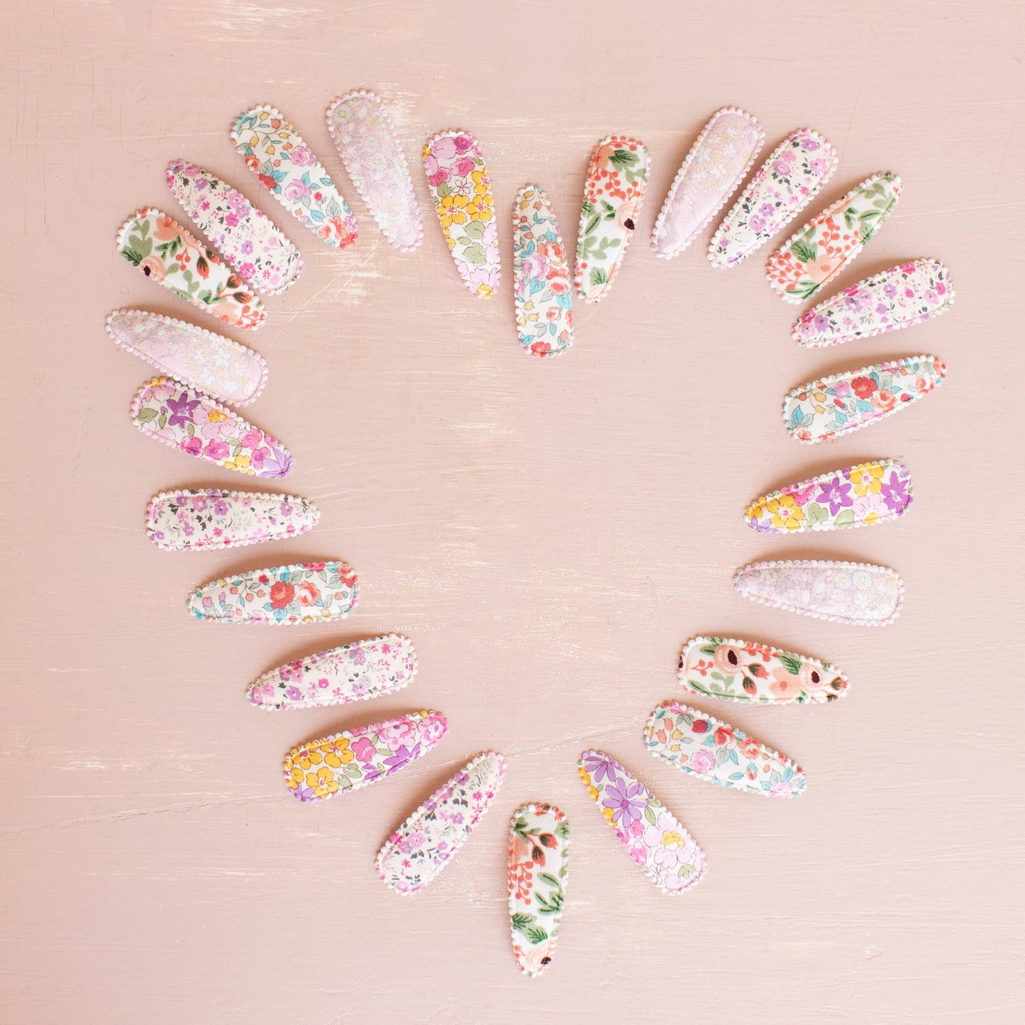 Ellie Pastel Floral Hair Clips