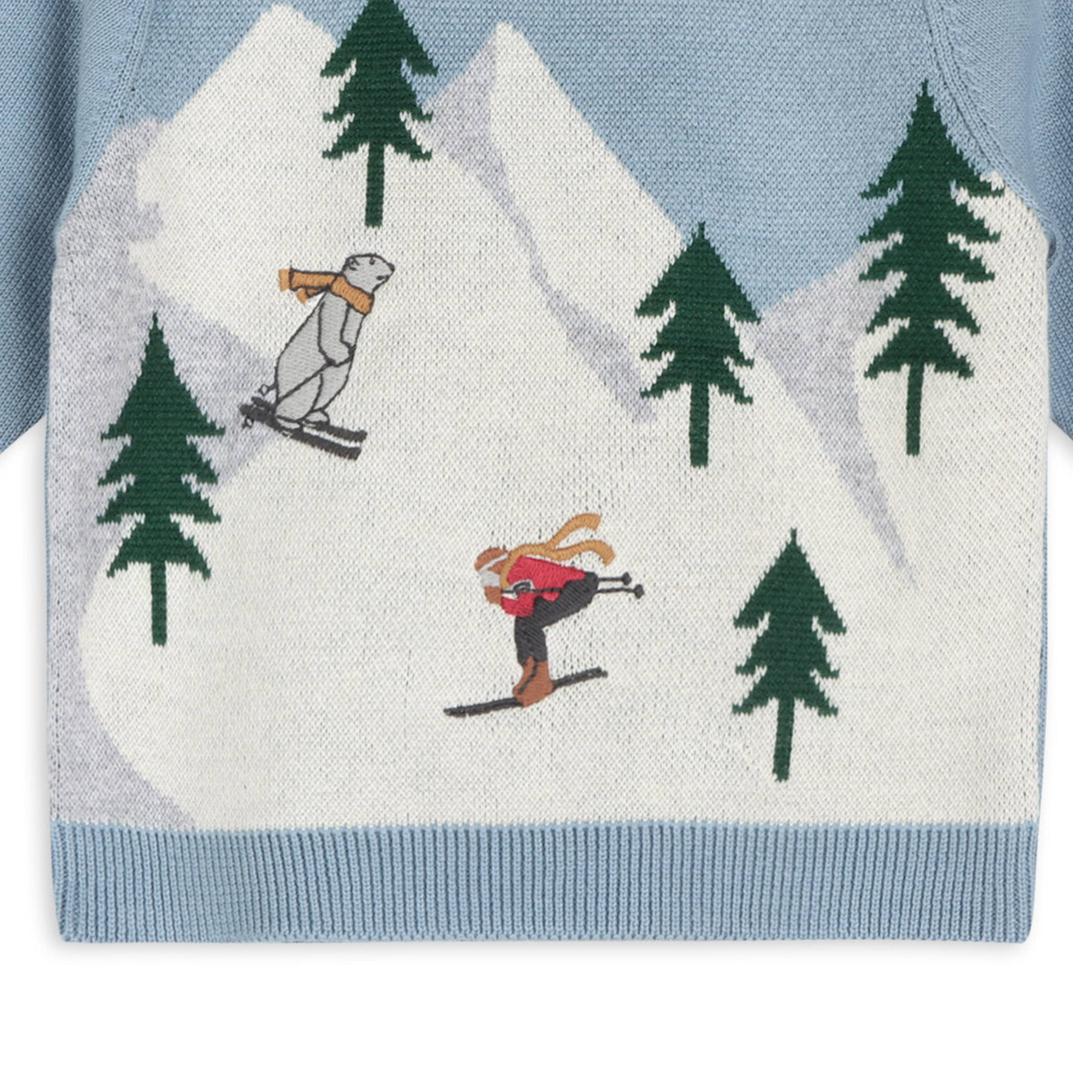 Ski Knit Baby Pullover Sweater & Pant Set (Organic Cotton)