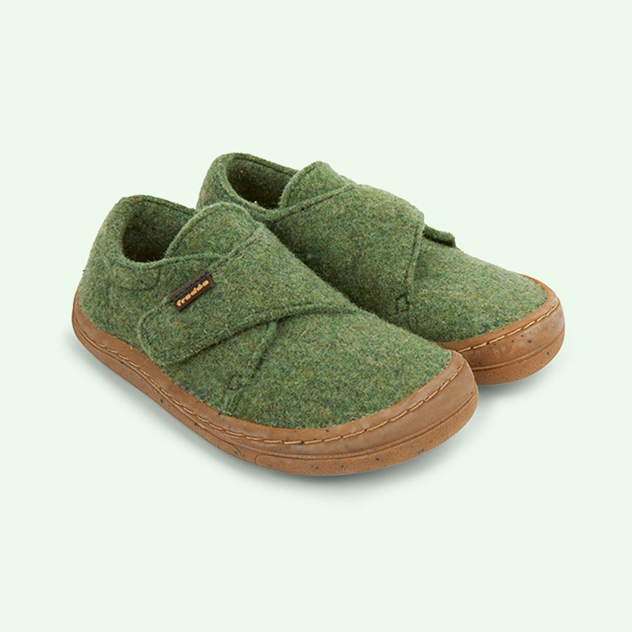 Froddo Barefoot Wooly Slippers | Green