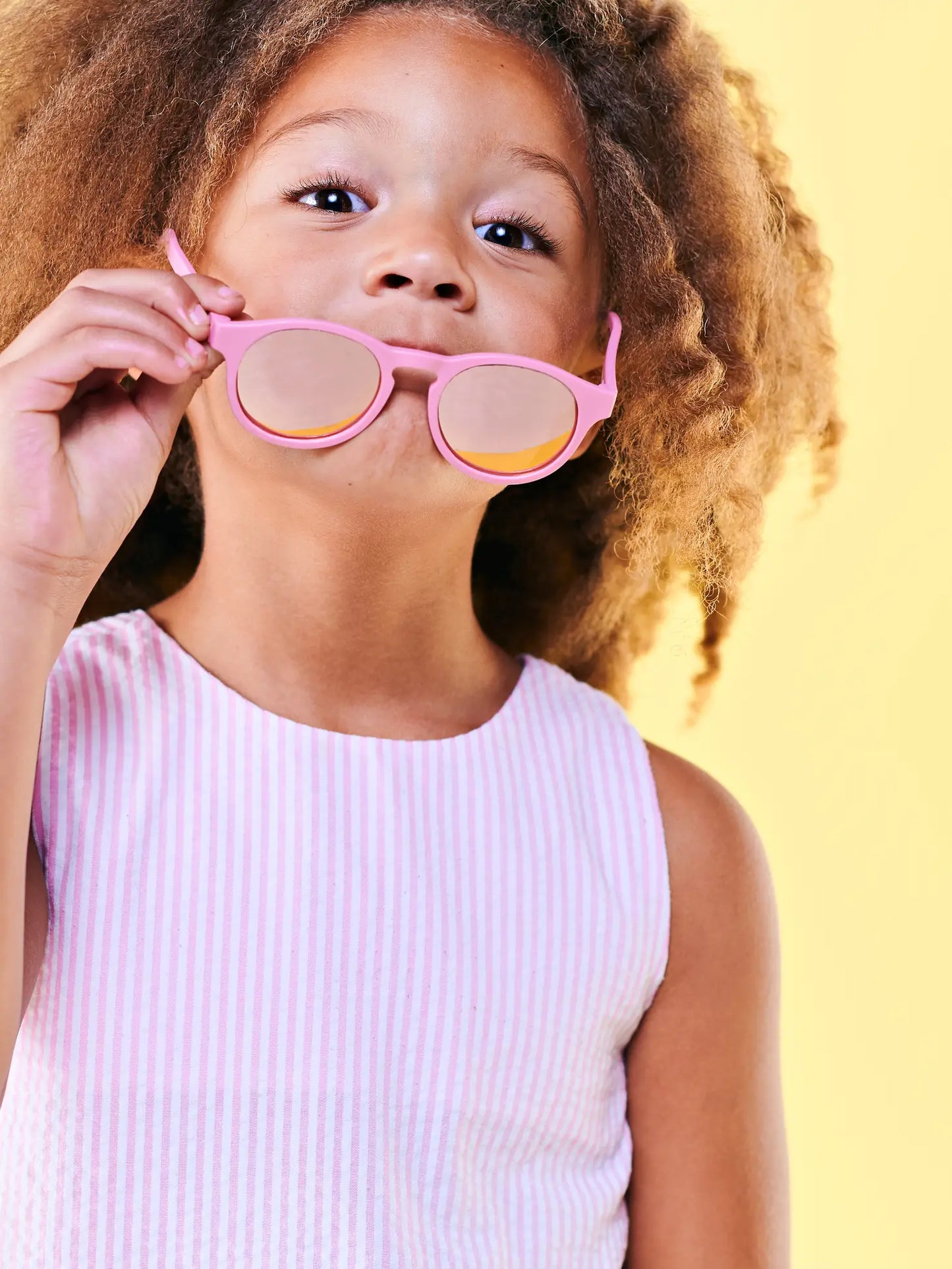 Babiators Polarized Keyhole Sunglasses | Pretty in Pink with Pink Mirrored Lenses