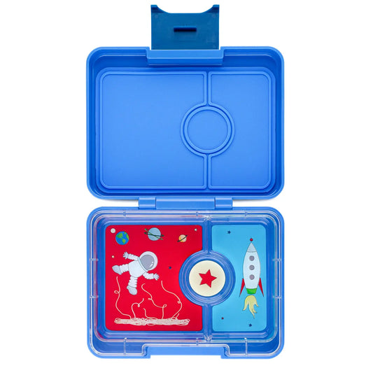 Snack Size Bento Lunch Box True Blue (Rocket)